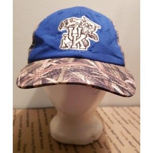 University of Kentucky Wildcats Camo Hat UK Logo Baseball Cap Embroidered